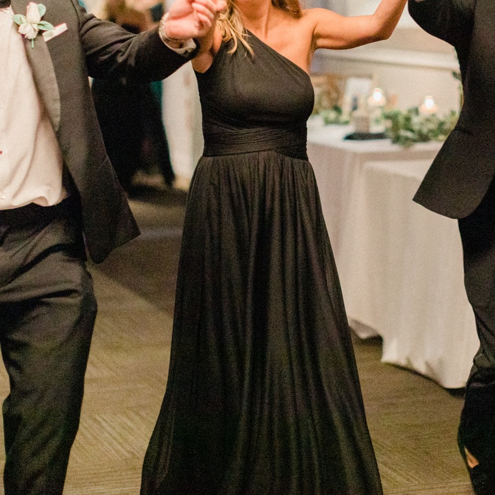 Black One-Shoulder Dress